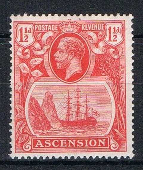 Image of Ascension SG 12a LMM British Commonwealth Stamp